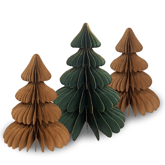Paper Christmas Tree - Set of 3