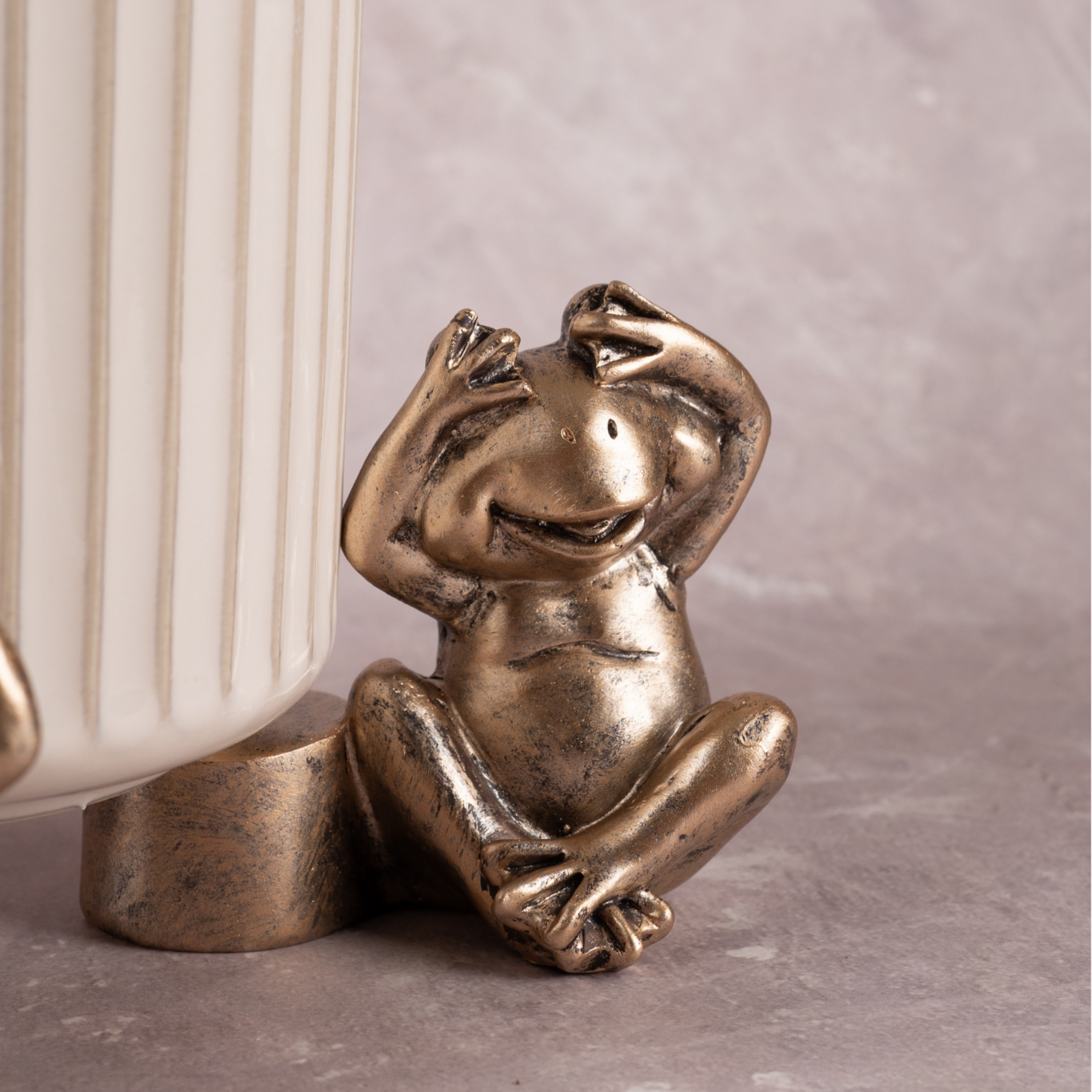 Three Frogs of Wisdom - Set of 3 (Gold) – Meraki Wraps