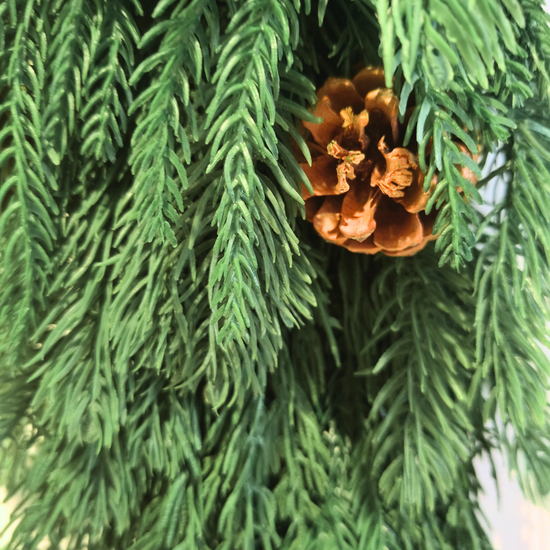 Christmas Norfolk Pine Swag (Medium)