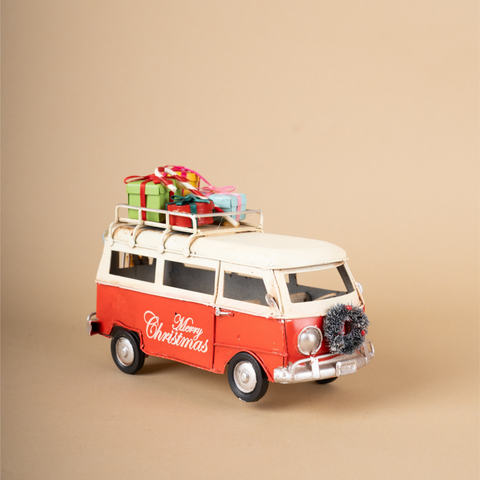 Bus with Christmas Decoration
