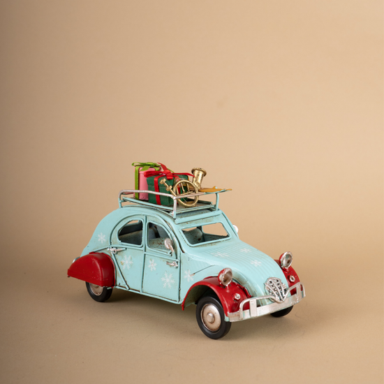 Car with Christmas Decoration