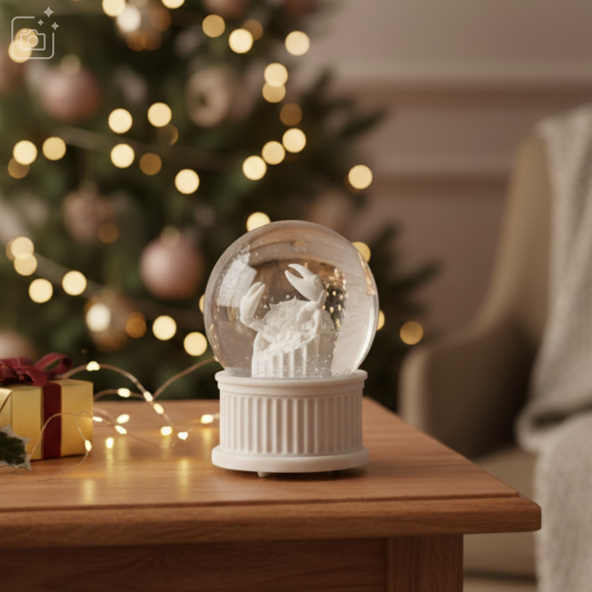 Cancer Musical Snow Globe (120MM) – Meraki Wraps
