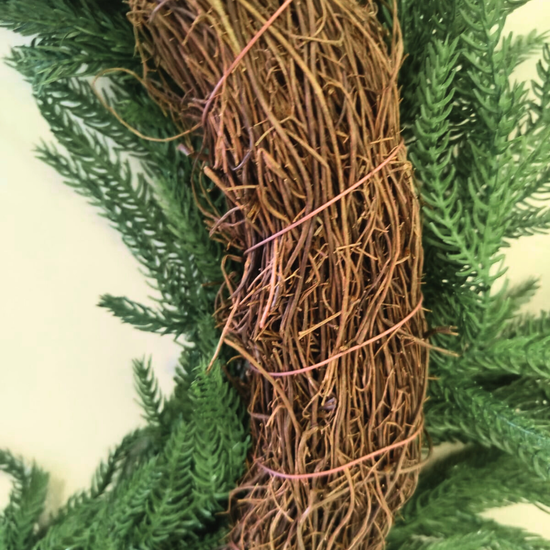 Christmas Norfolk Pine Wreath (medium)