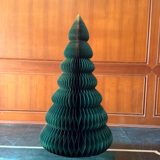 Dark Green Paper Christmas Tree (150 cm)