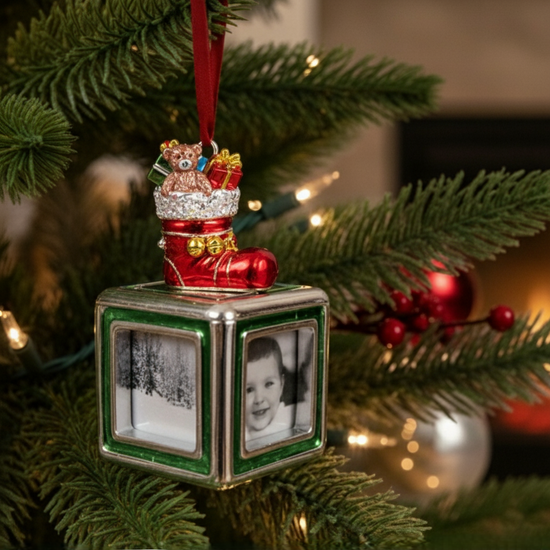 Picture Frame Decoration Santa Stocking