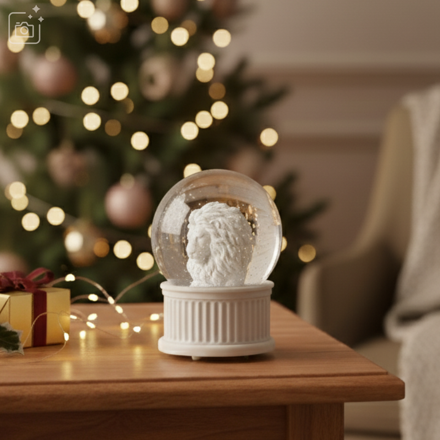 Leo Snow Globe (120MM)