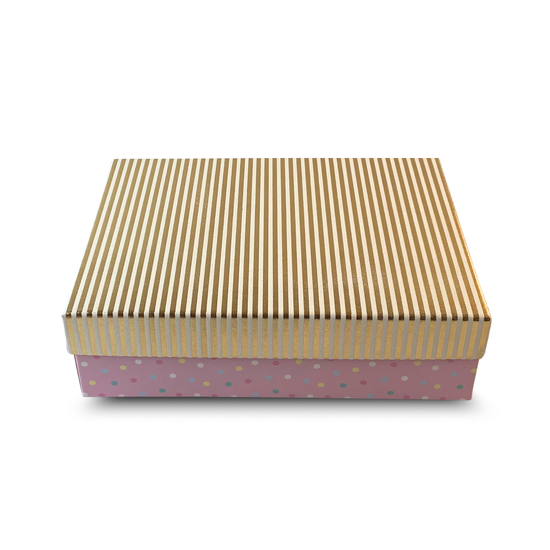 Polka Pastels Paper Gift Box