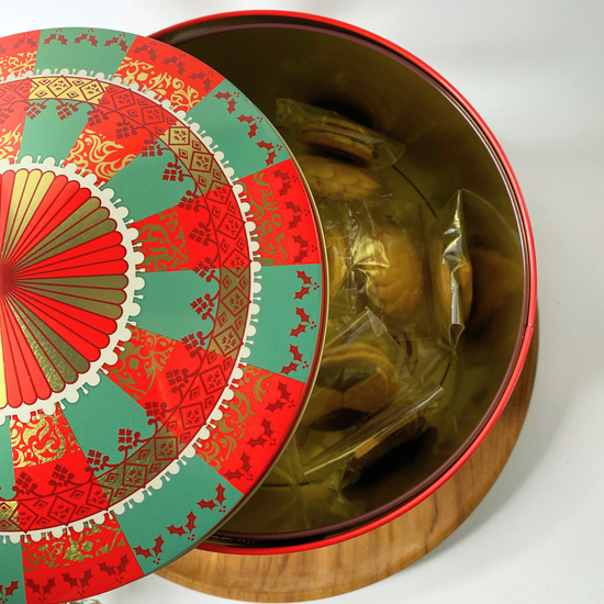 Vintage Santa Carousel Tin