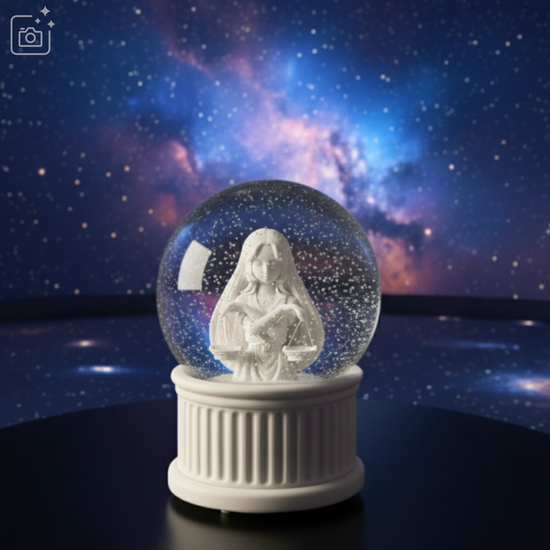Libra  Musical Snow Globe (120MM)