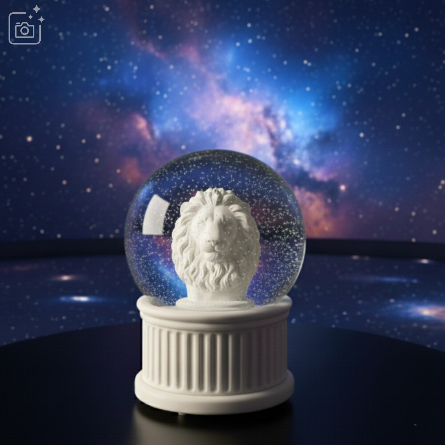 Leo Musical Snow Globe (120MM)