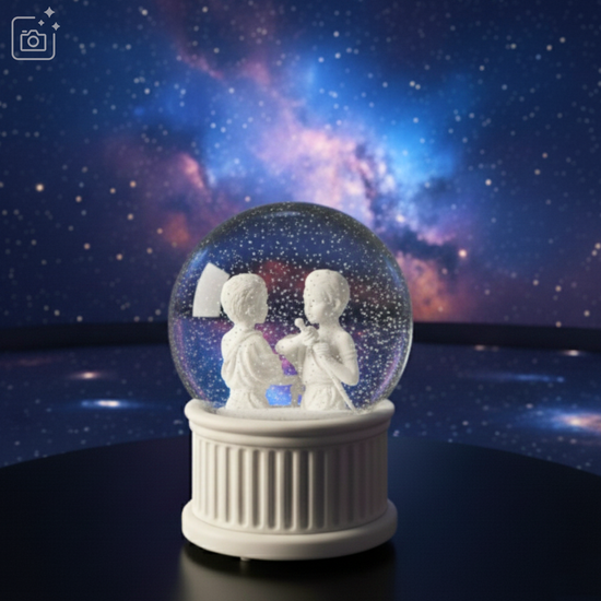 Gemini Musical Snow Globe (120MM)