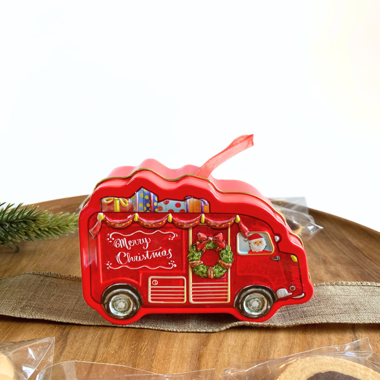 Santa’s Delivery Truck Tin