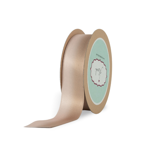 Double-face shaded ribbon (Latte & Nude)