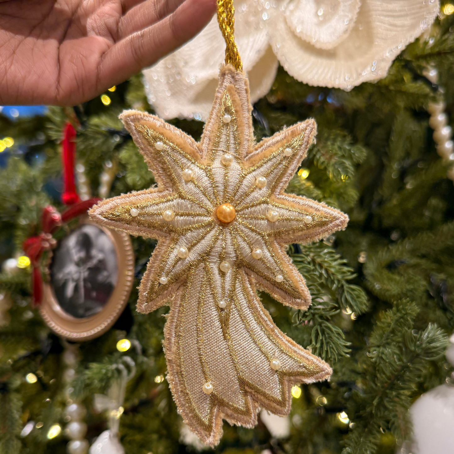 Star Fabric Christmas Ornaments