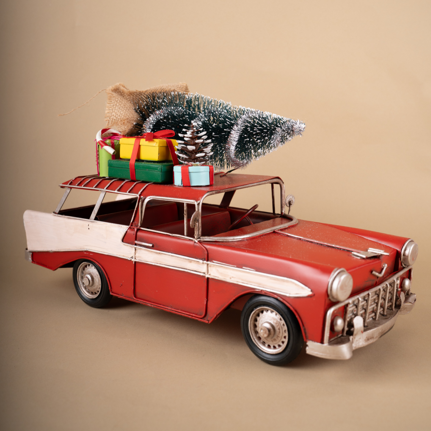 Car with Xmas Decorations