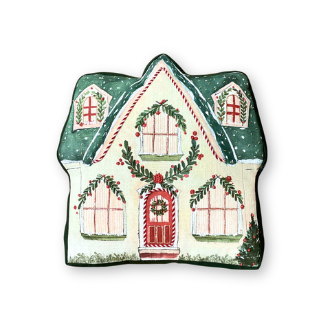 Christmas Linen Cushion Covers - Christmas House (14