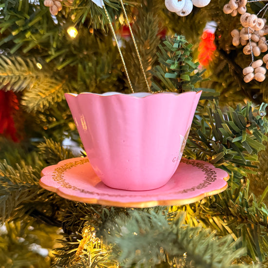 Pink cup Ornament
