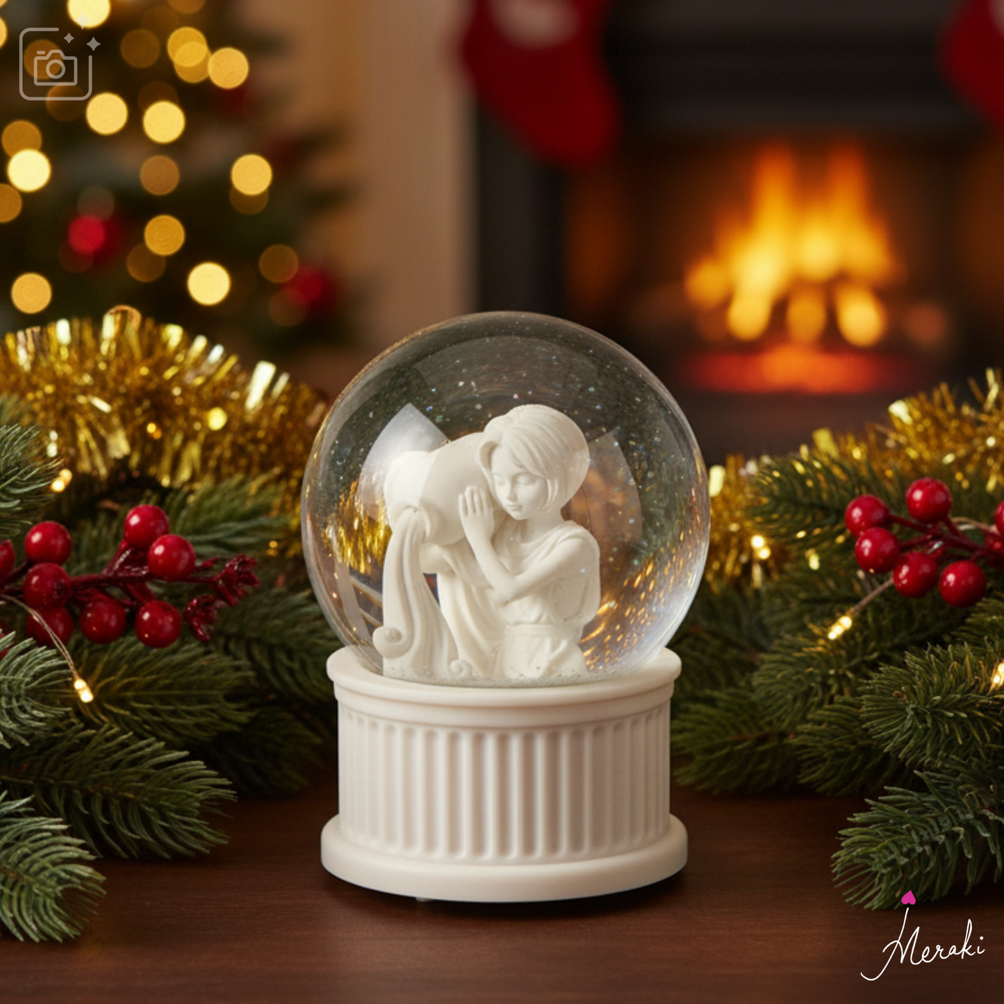 Aquarius Musical Snow Globe (120MM)