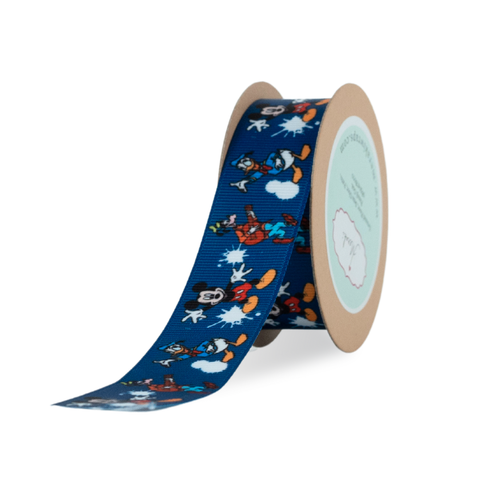 Donald, Mickey & Goofy Grosgrain Ribbon