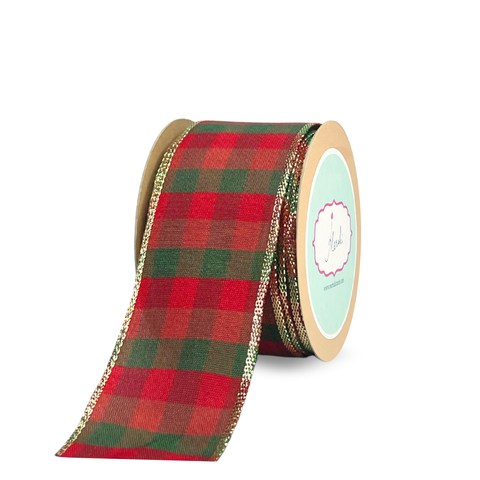Classic Christmas Plaid Ribbon
