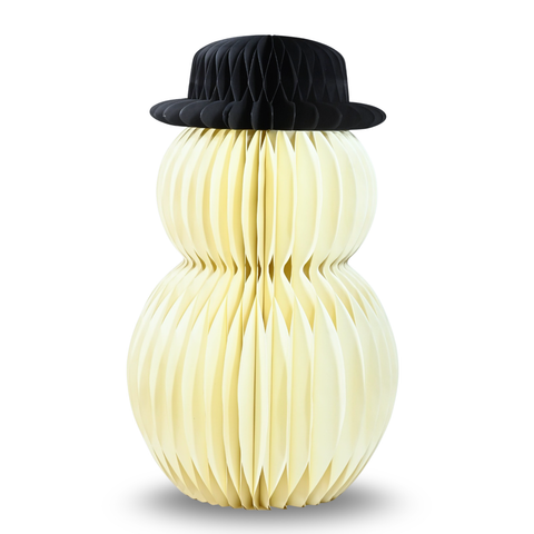 Snowman with Black Hat Decor