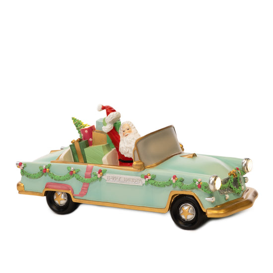 Santa’s Holiday Car Figurine