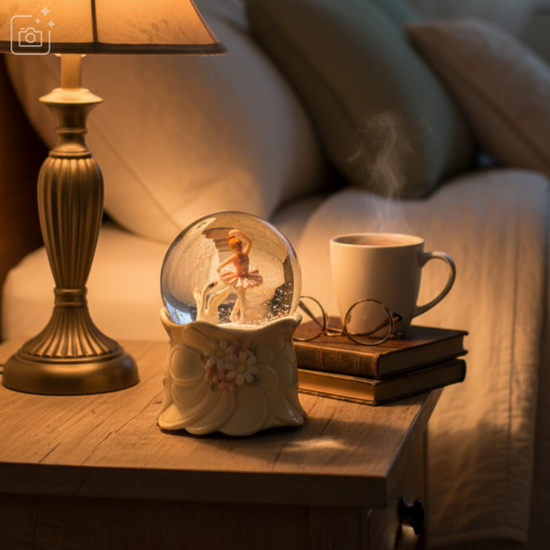 Ballerina Musical Snow Globe (100MM)