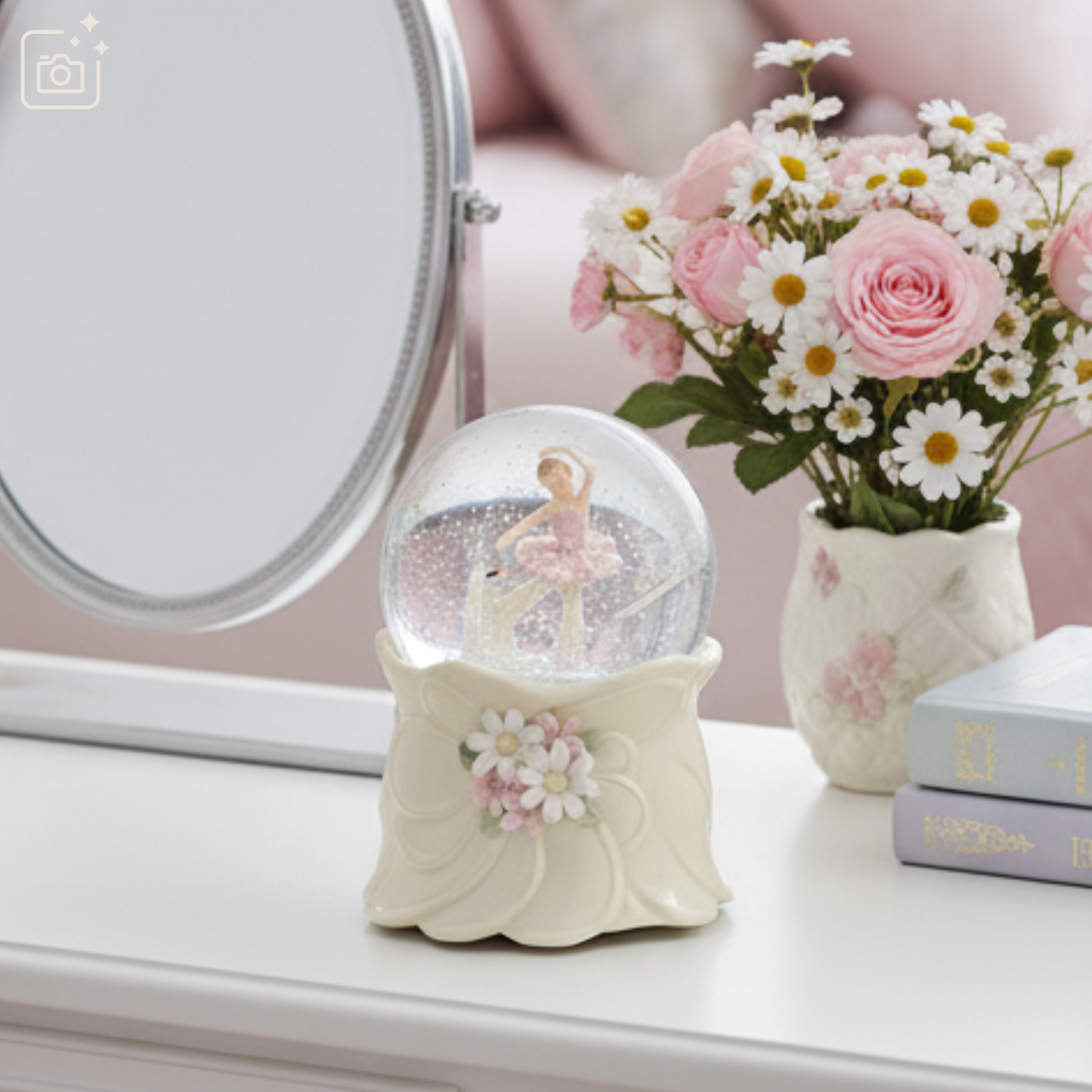 Ballerina Musical Snow Globe (100MM)