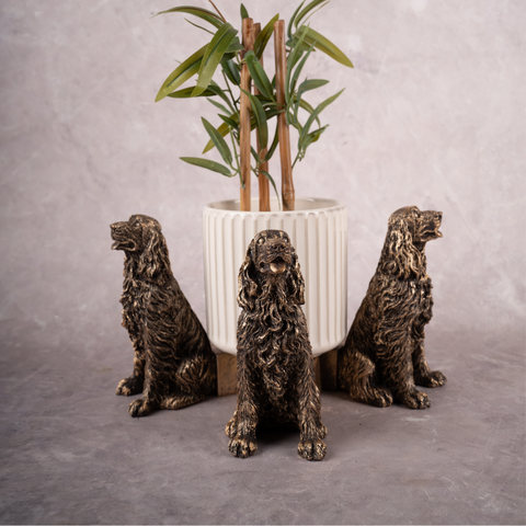 The Garden Spaniels - Set of 3 (Gold)