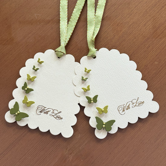 Christmas tree Tags. Set of 2