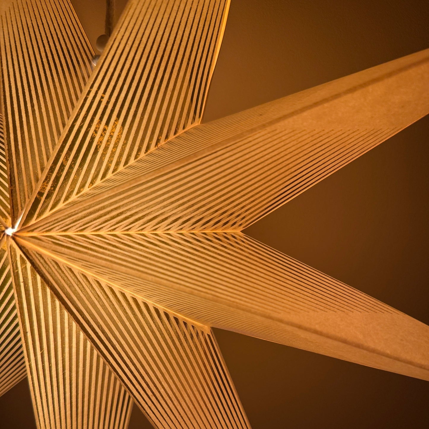 Antique Gold Paper Star