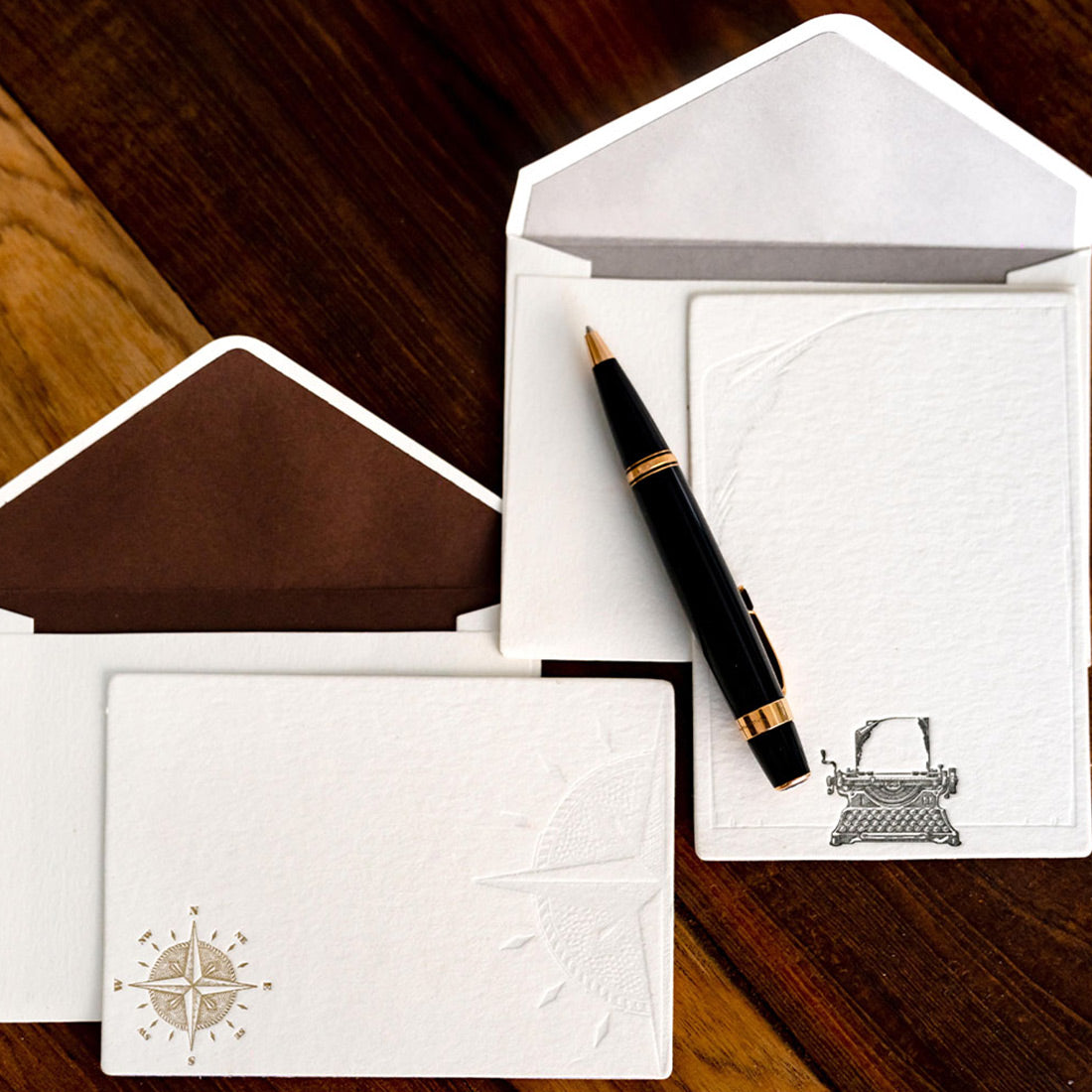 Vintage Gizmos Letterpress Notecards