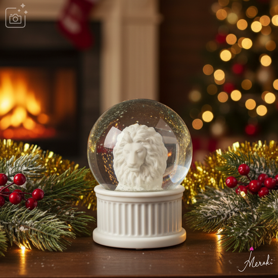 Leo Musical Snow Globe (120MM)