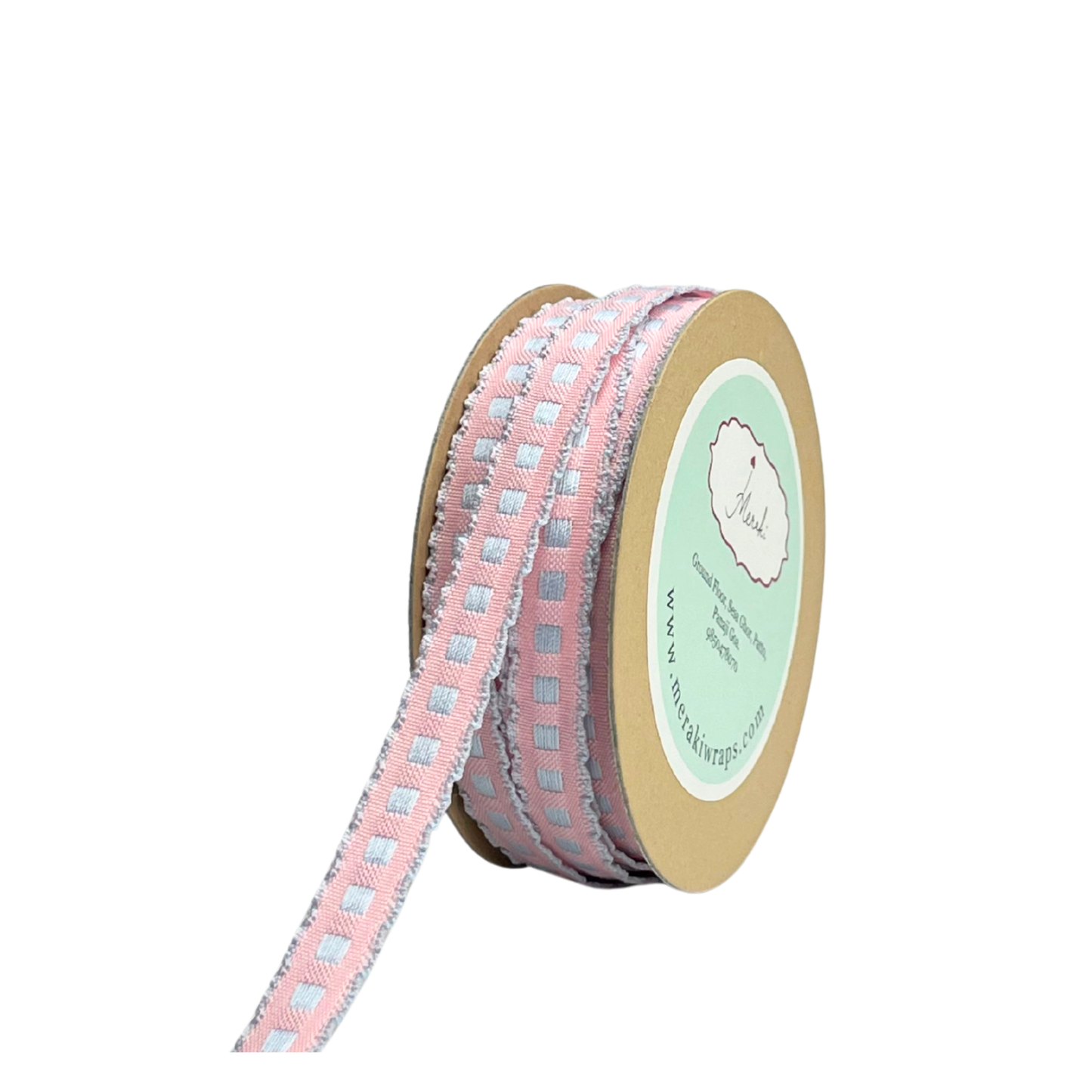 Mini Check Woven Ribbon