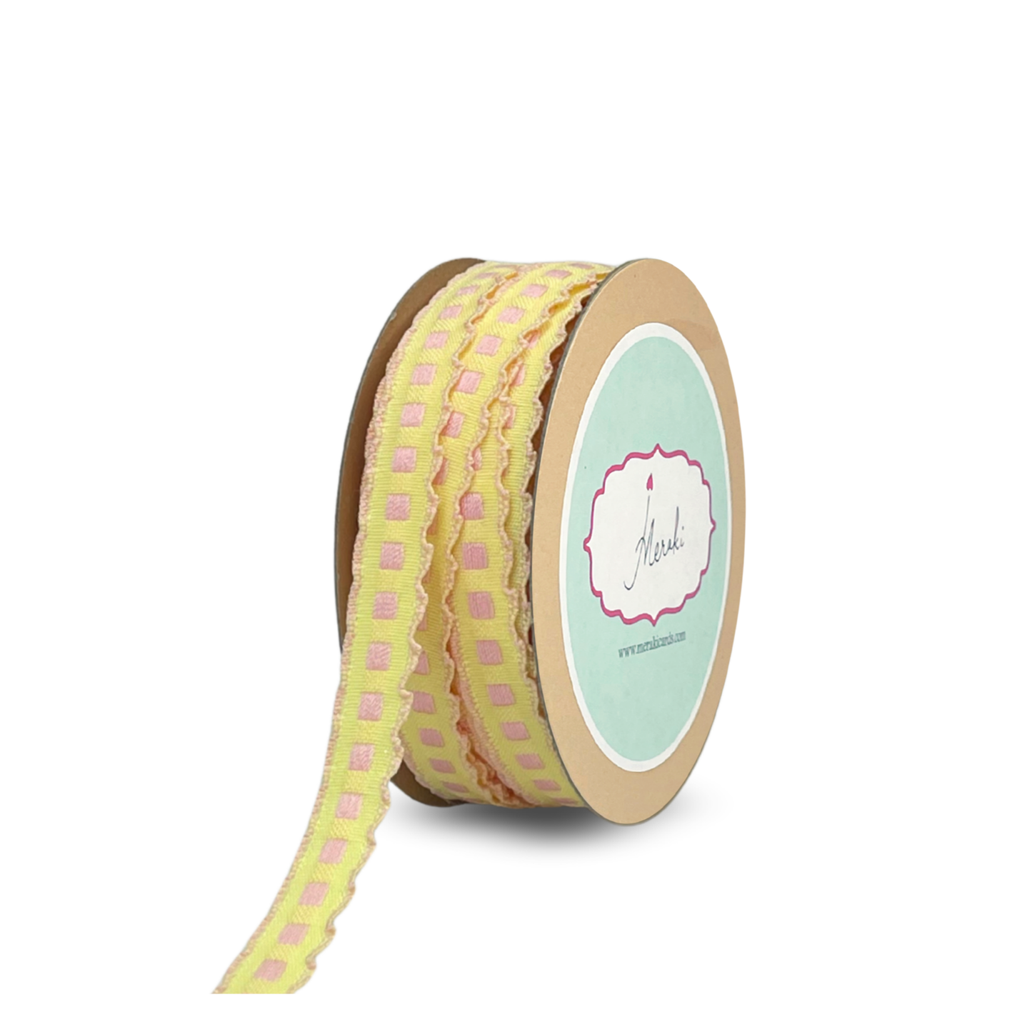 Mini Check Woven Ribbon