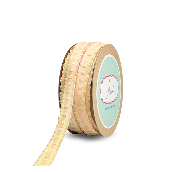 Mini Check Woven Ribbon