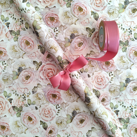 English Roses & White Peony