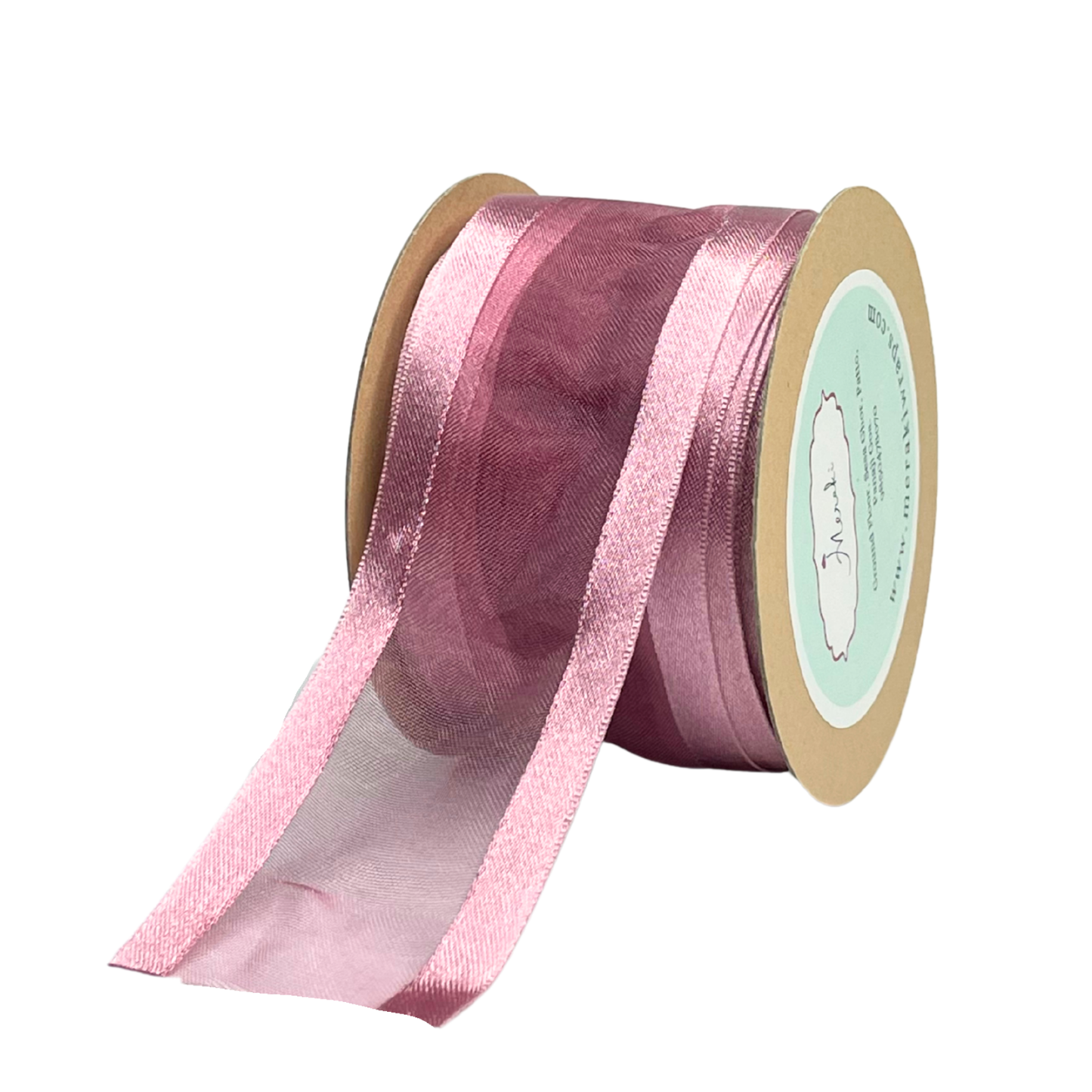 Sheer Ribbon With Satin Edge