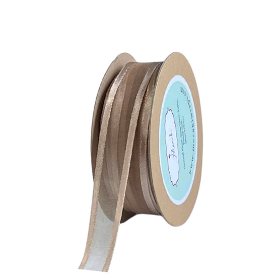 Sheer Ribbon With Satin Edge