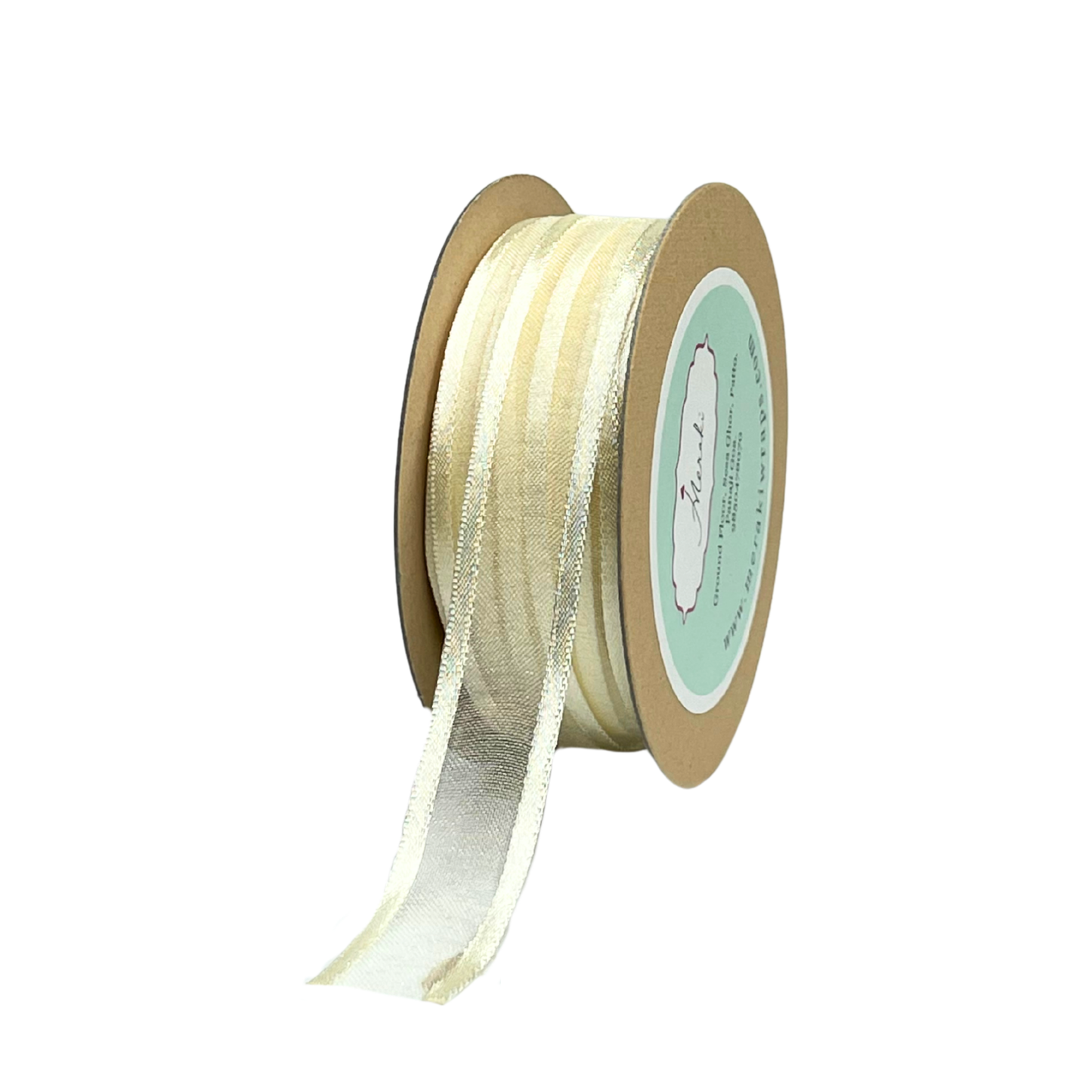 Sheer Ribbon With Satin Edge