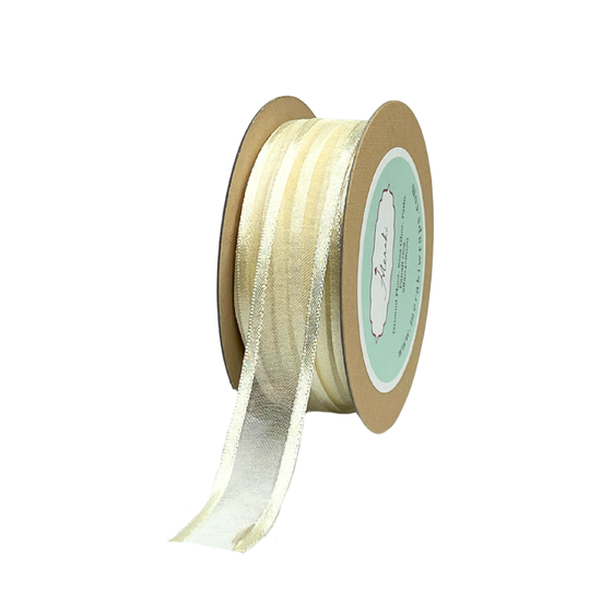 Sheer Ribbon With Satin Edge