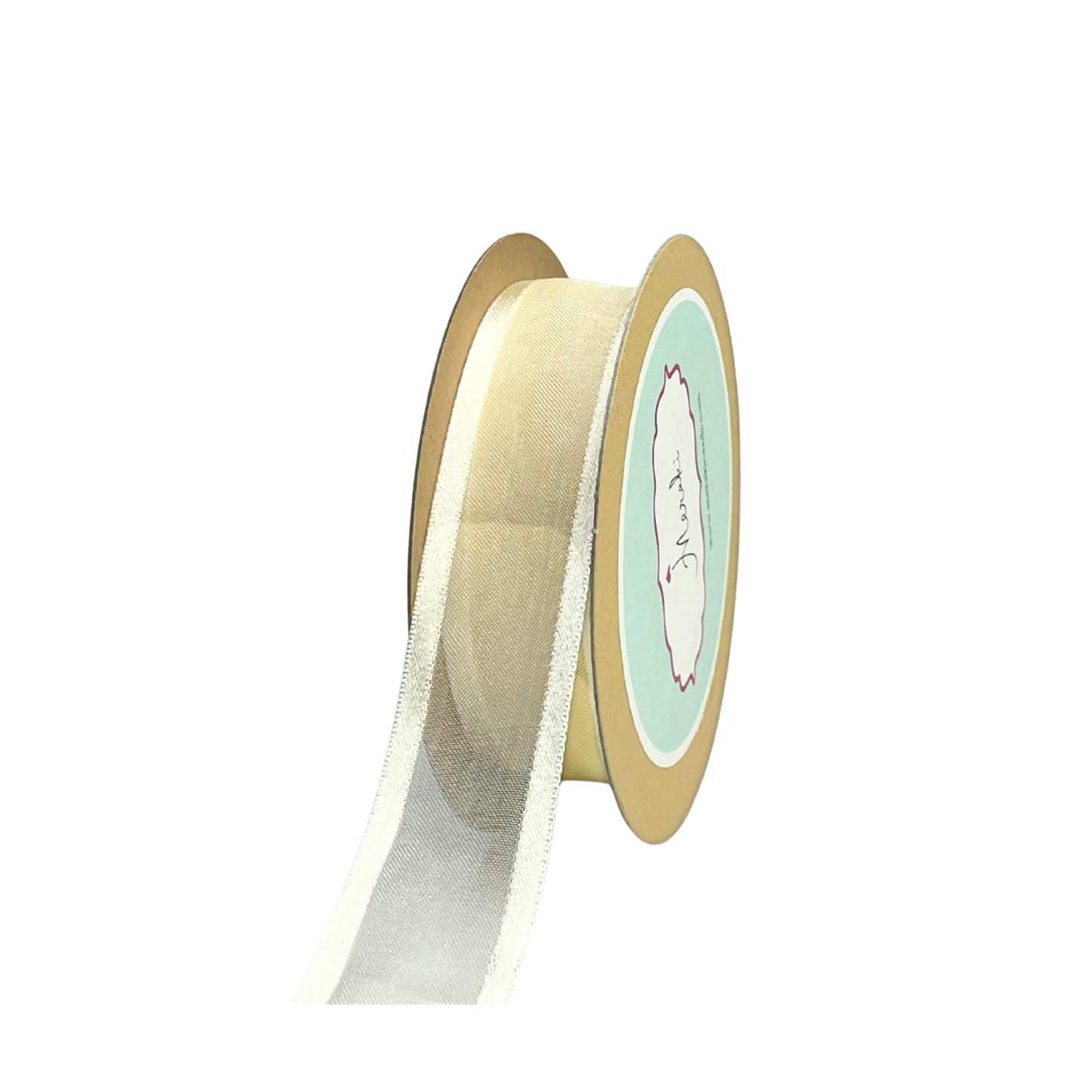 Sheer Ribbon With Satin Edge