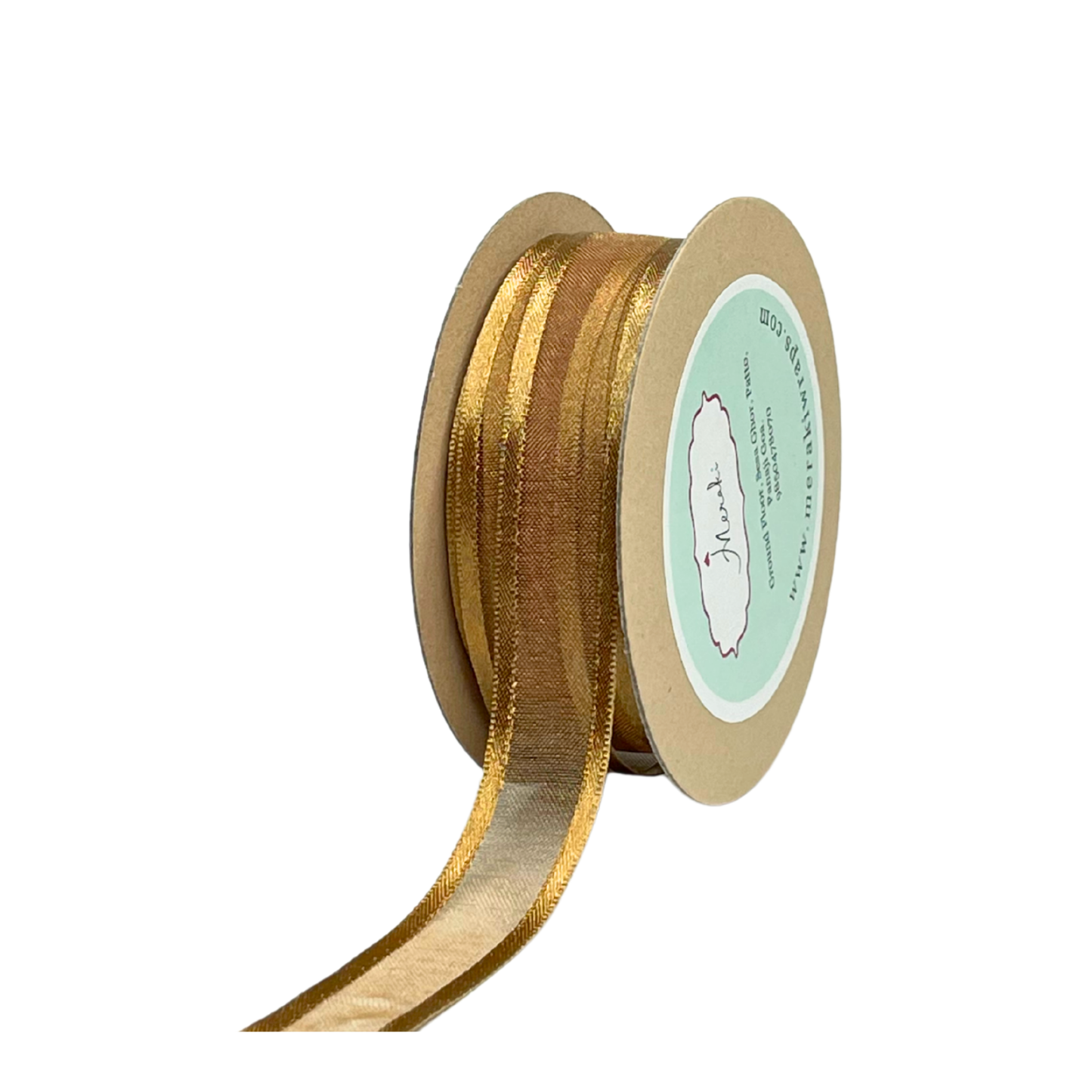 Sheer Ribbon With Satin Edge