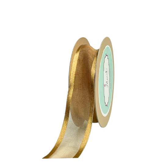 Sheer Ribbon With Satin Edge