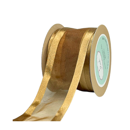 Sheer Ribbon With Satin Edge