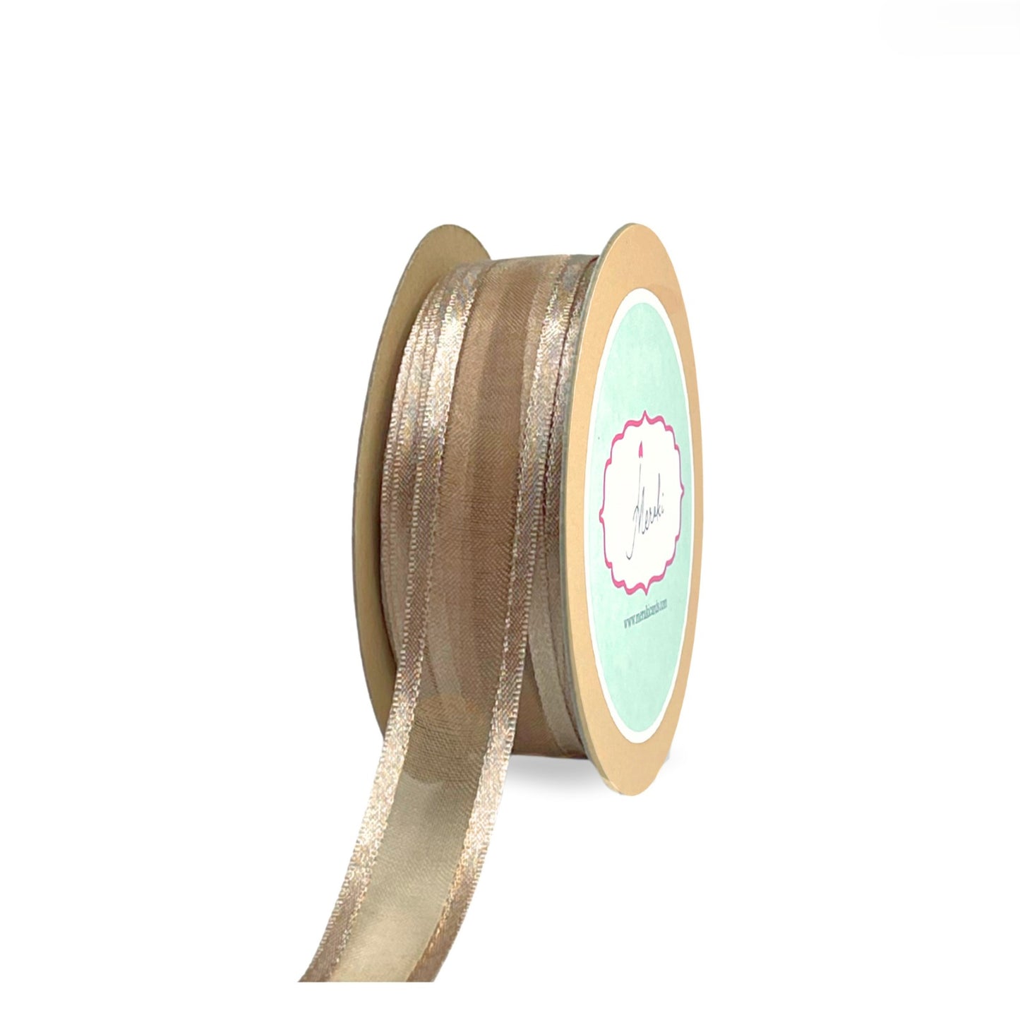 Sheer Ribbon With Satin Edge