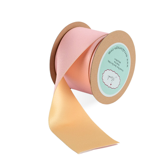Pink & Yellow - Reversible Ribbon