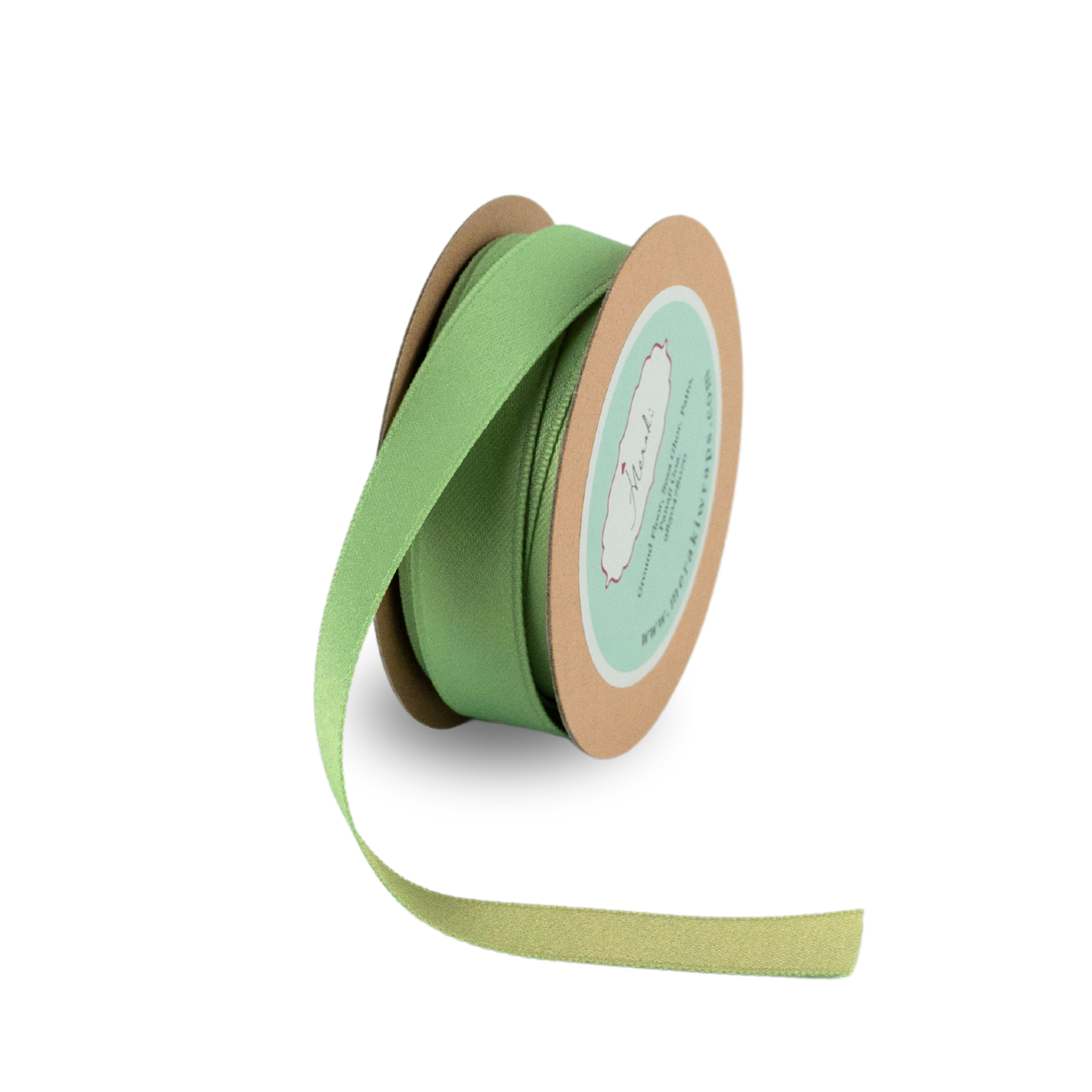 Mint Green & Sea-foam Green-Reversible Ribbon