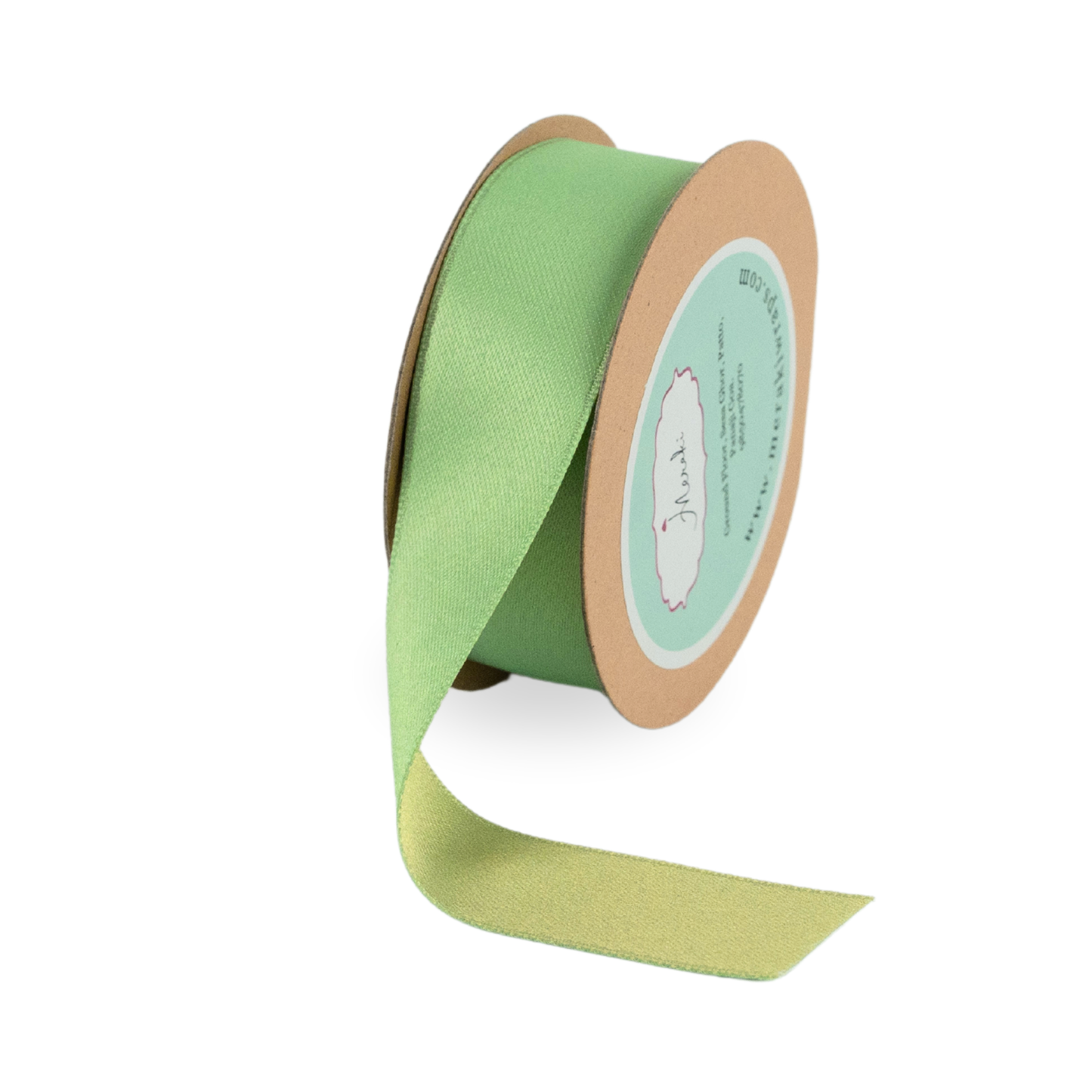 Mint Green & Sea-foam Green-Reversible Ribbon