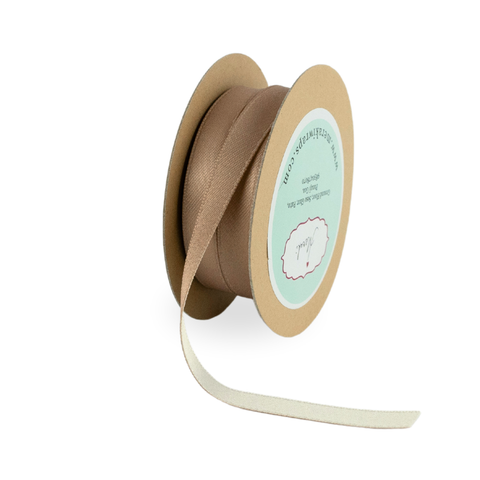 Latte & Ivory - Reversible Ribbon